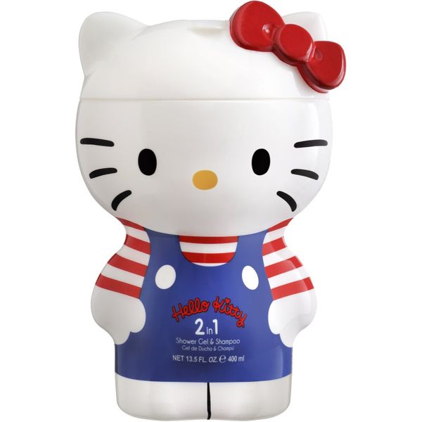 Hello Kitty Hello Kitty Shampoo and Shower Gel 2 in 1 душ гел и шампоан 2 в 1 за деца 2D 400 мл.