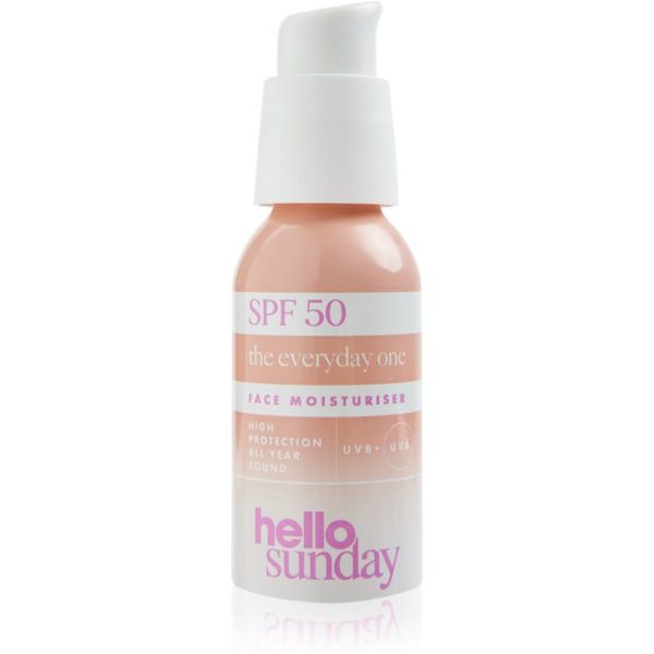hello sunday hello sunday the everyday one SPF 50 слънцезащитен крем за лице 50 мл.