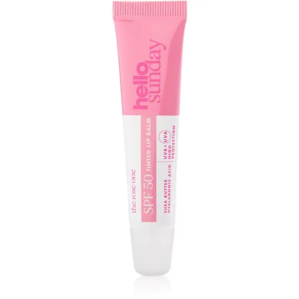 hello sunday hello sunday the rose one tinted lip balm тониращ балсам за устни SPF 50 15 мл.