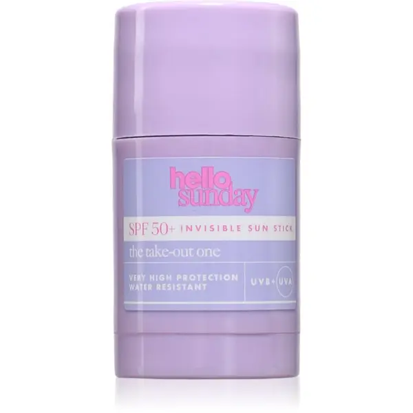 hello sunday hello sunday the take-out one invisible sun stick защитен хидратиращ стик SPF 50+ 25 гр.