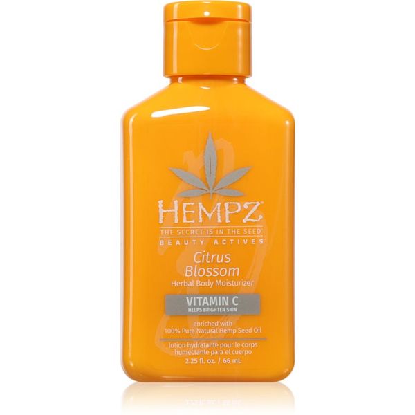 HEMPZ HEMPZ Citrus Blossom хидратиращ лосион за тяло 66 мл.