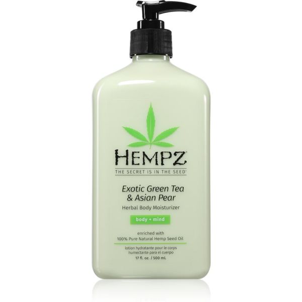 HEMPZ HEMPZ Exotic Green Tea & Asian Pear хидратиращо мляко за тяло 500 мл.
