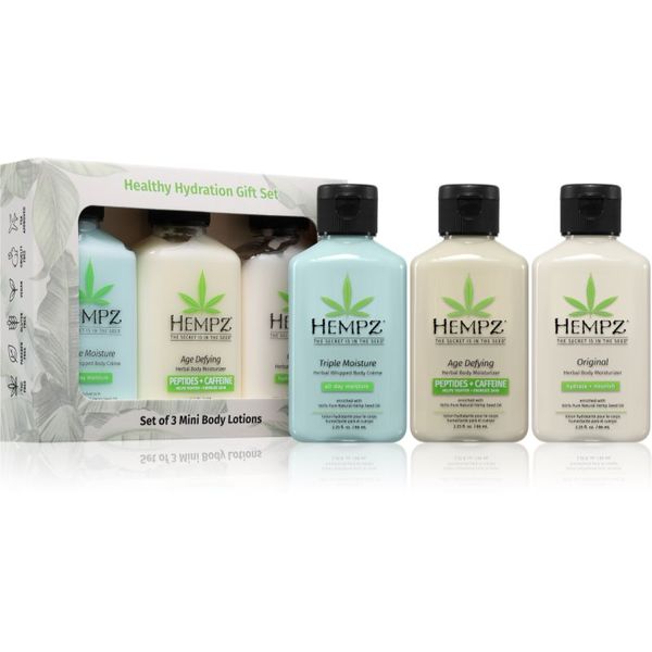 HEMPZ HEMPZ Healthy Hydration подаръчен комплект за тяло