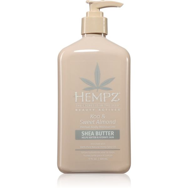 HEMPZ HEMPZ Koa & Sweet Almond хидратиращо мляко за тяло 500 мл.