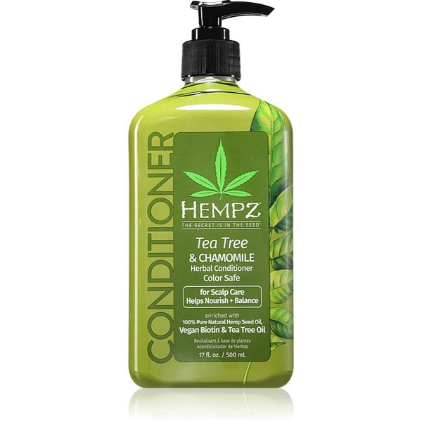 HEMPZ HEMPZ Tea Tree & Chamomile хидратиращ балсам За коса 500 мл.