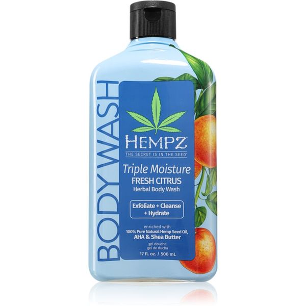 HEMPZ HEMPZ Triple Moisture душ гел за тяло 500 мл.