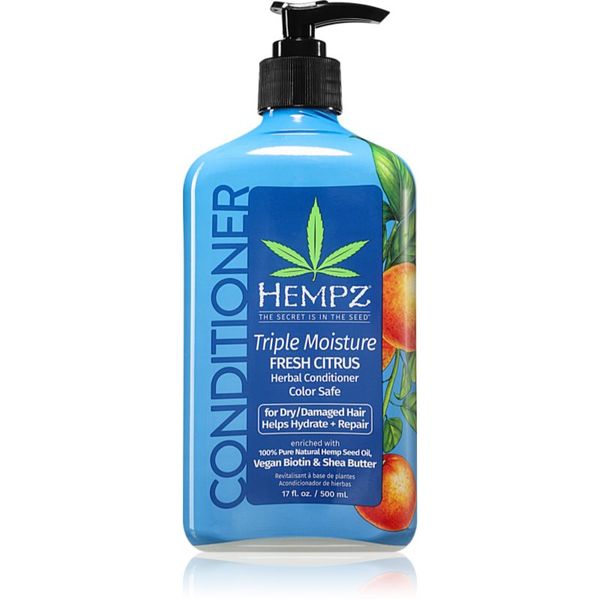 HEMPZ HEMPZ Triple Moisture хидратиращ балсам За коса 500 мл.