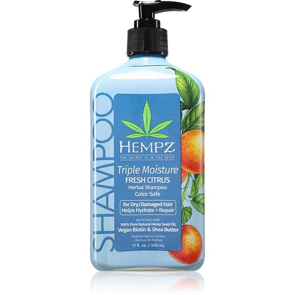 HEMPZ HEMPZ Triple Moisture хидратиращ шампоан За коса 500 мл.