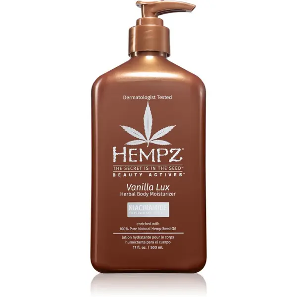 HEMPZ HEMPZ Vanilla Lux тоалетно мляко за тяло 500 мл.