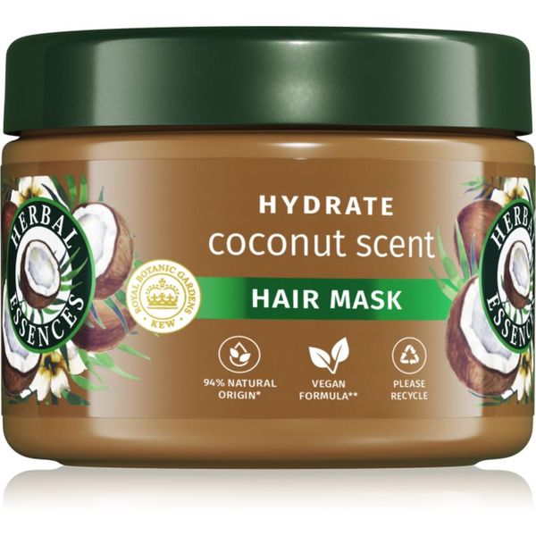 Herbal Essences Herbal Essences Coconut Scent Hydrate маска за коса за подхранване и хидратация 300 мл.