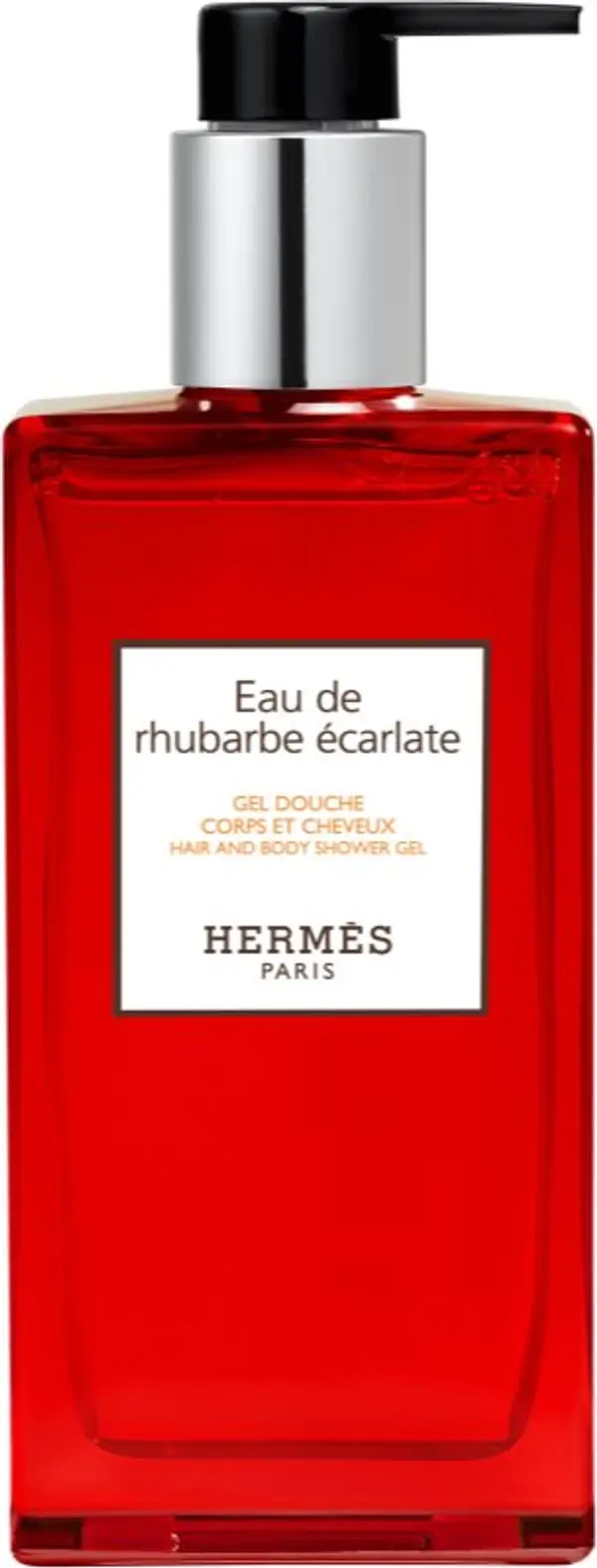 Hermès HERMÈS Le Bain Eau de rhubarbe écarlate душ гел за тяло и коса унисекс 200 мл.