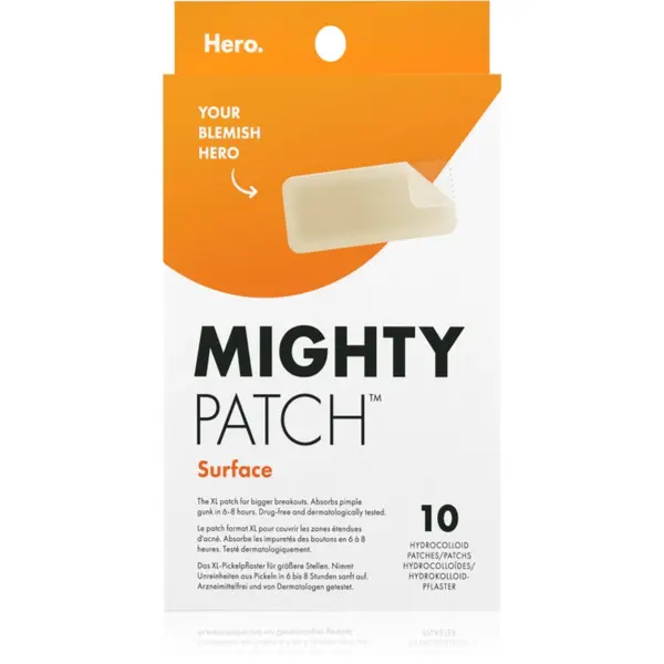 Hero Cosmetics Hero Cosmetics Mighty Patch XL лепенки за проблемна кожа 10 бр.