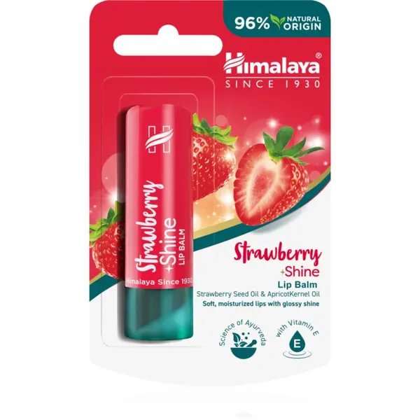 Himalaya Herbals Himalaya Herbals Strawberry Shine балсам за устни с аромат на ягода 4.5 гр.