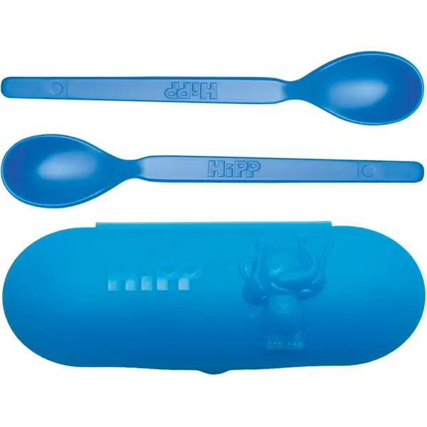 Hipp Hipp Spoons Set сет за хранене на път Blue