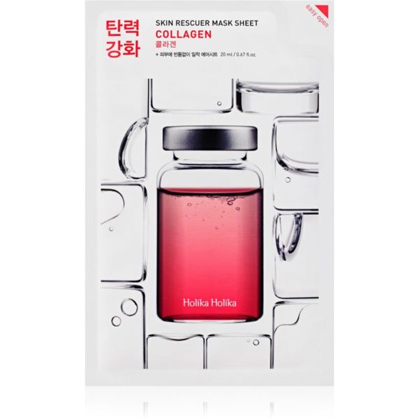 Holika Holika Holika Holika Skin Rescuer Collagen платнена маска със стягащ ефект с колаген 20 мл.