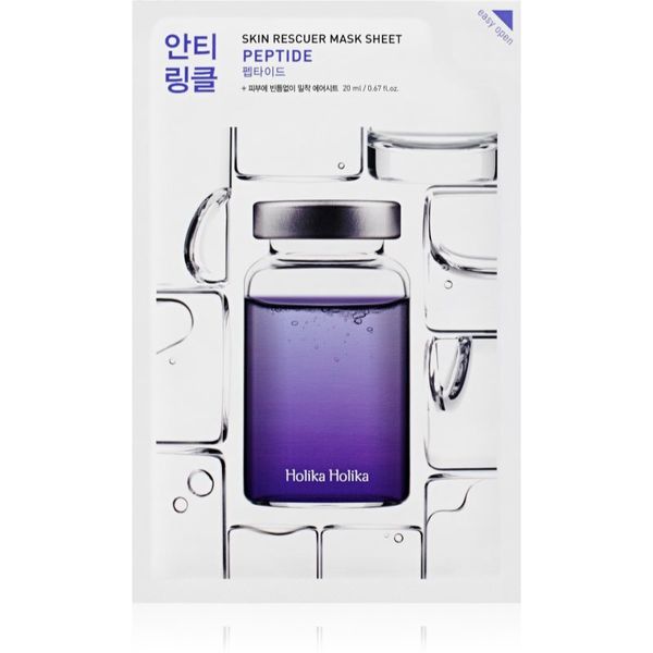 Holika Holika Holika Holika Skin Rescuer Peptide ревитализираща платнена маска с пептиди 20 мл.