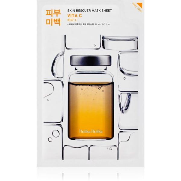 Holika Holika Holika Holika Skin Rescuer Vita C озаряваща платнена маска с витамин С 20 мл.