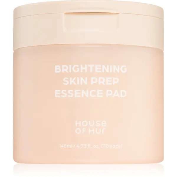 House of Hur House of Hur Brightening Skin Prep Essence Pad тонизиращи възглавнички да уеднакви цвета на кожата 140 мл.