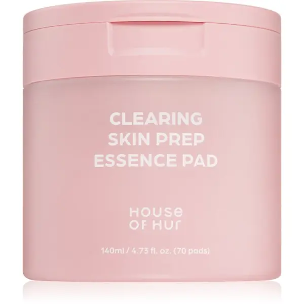 House of Hur House of Hur Clearing Skin Prep Essence Pad ексфолиращи почистващи възглавнички с хидратиращ ефект 140 мл.