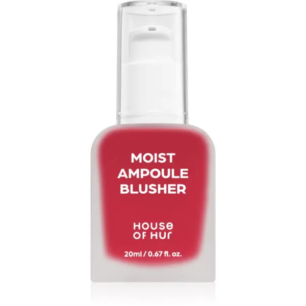 House of Hur House of Hur Moist Ampoule Blusher течен руж цвят 09 Ruby Red 20 мл.