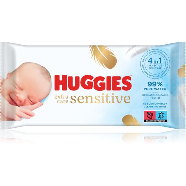 Huggies Huggies Extra Care Single мокри кърпички за деца 56 бр.