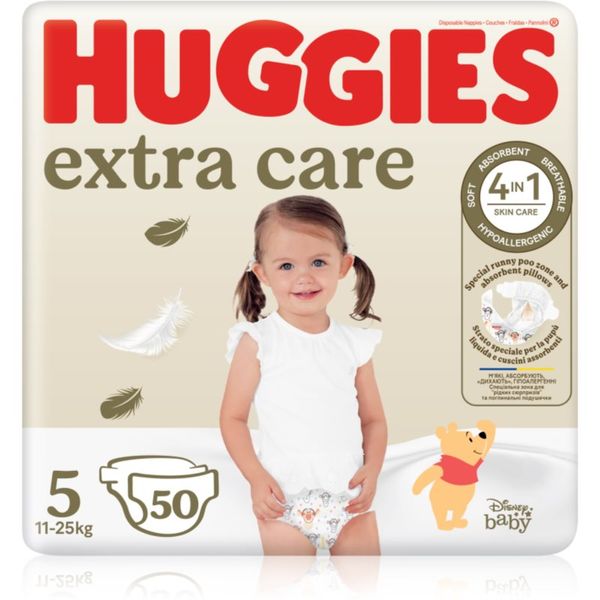Huggies Huggies Extra Care Size 5 еднократни пелени 11-25 kg 50 бр.
