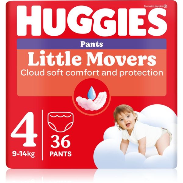 Huggies Huggies Little Movers Pants еднократни пелени гащички 9-14 kg 36 бр.