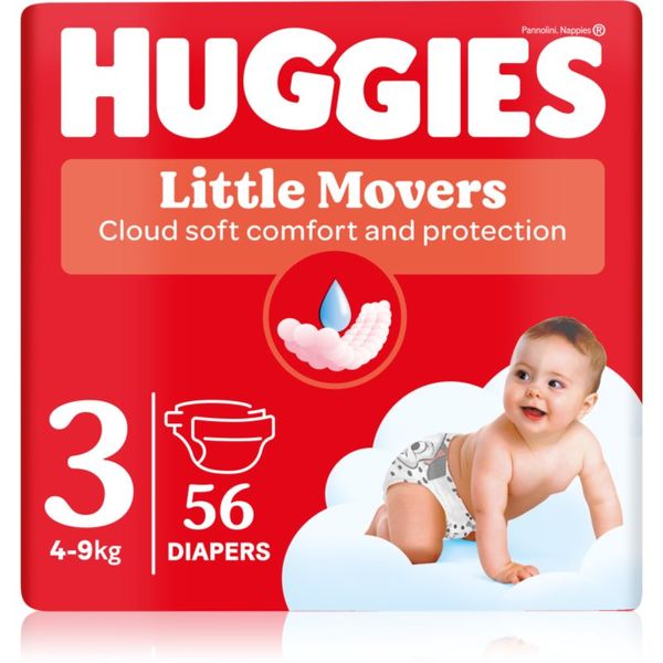 Huggies Huggies Little Movers Ultra Comfort еднократни пелени Jumbo 4 - 9 kg 56 кг