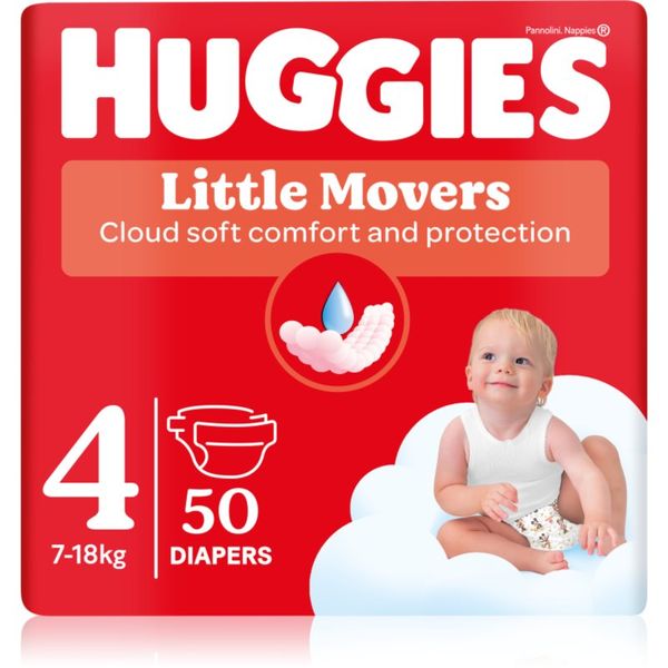 Huggies Huggies Little Movers Ultra Comfort еднократни пелени Jumbo 7-18 kg 50 гр.