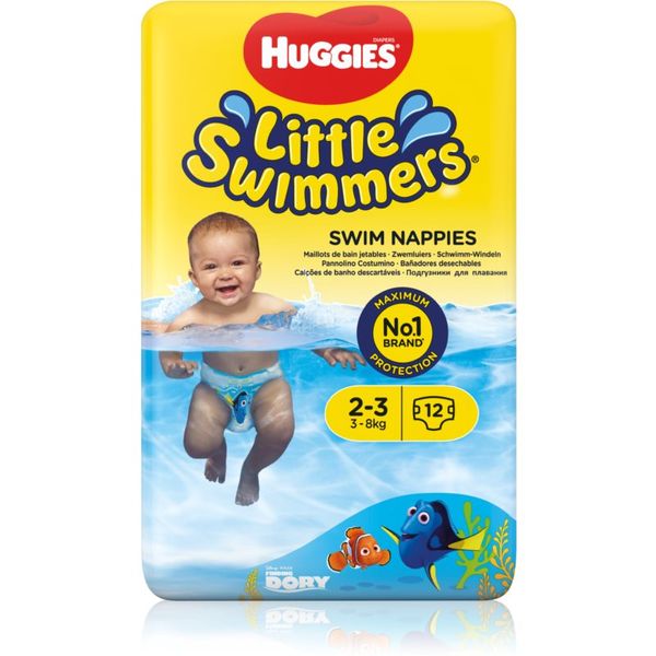 Huggies Huggies Little Swimmers 2-3 еднократни пелени за плуване 3-8 kg 12 бр.