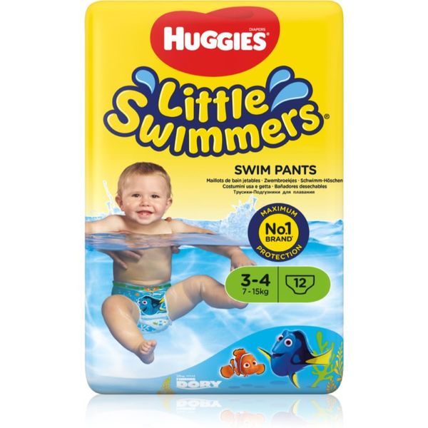 Huggies Huggies Little Swimmers 3-4 еднократни пелени за плуване 7-15 kg 12 бр.