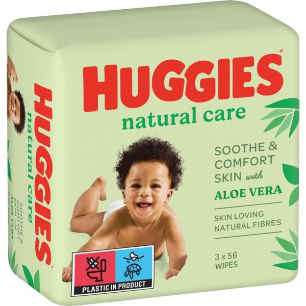 Huggies Huggies Natural Care почистващи кърпички 3x56 бр.