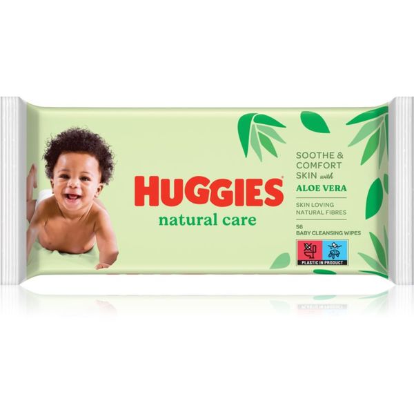 Huggies Huggies Natural Care почистващи кърпички с алое вера 56 бр.