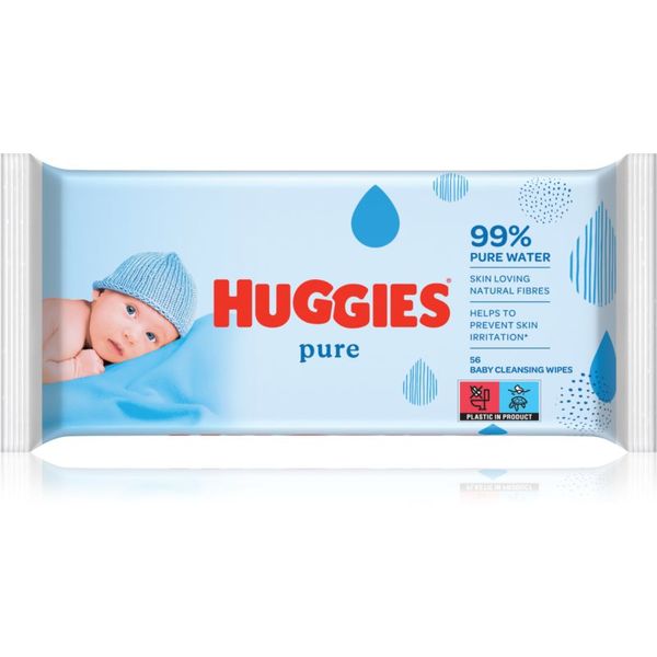 Huggies Huggies Pure почистващи кърпички за деца от раждането им 56 бр.
