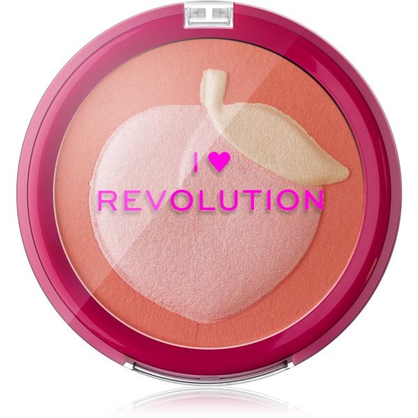 I Heart Revolution I Heart Revolution Fruity Peach компактен руж цвят Peach 9.2 гр.