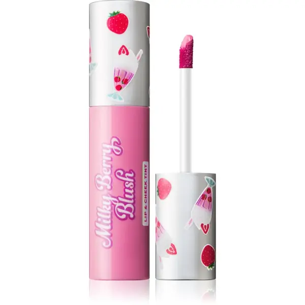 I Heart Revolution I Heart Revolution Milkshake Milky Berry Blush мултифункционален грим за устни и скули цвят Strawberry Shake 10 мл.
