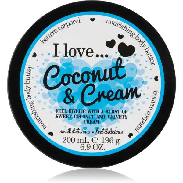 I Love I Love Coconut & Cream масло за тяло 200 мл.