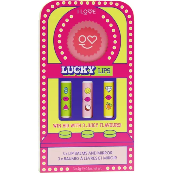 I Love I Love Lucky Lips подаръчен комплект за устни