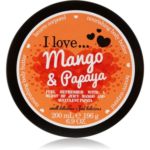 I Love I Love Mango & Papaya масло за тяло 200 мл.