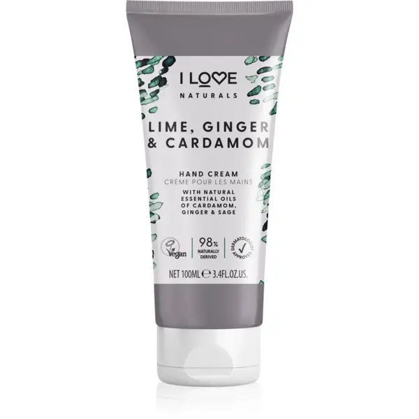 I Love I Love Naturals Lime, Ginger & Cardamom крем за ръце 100 мл.