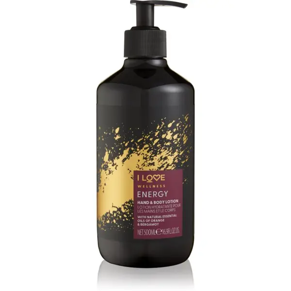 I Love I Love Wellness Energy хидратиращо мляко за ръце и тяло 500 мл.