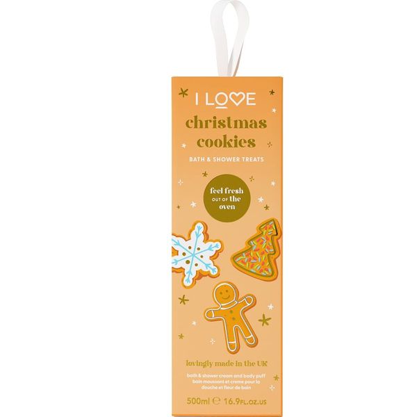 I love... I love... Bathtime Treats Christmas Cookies подаръчен комплект под душа