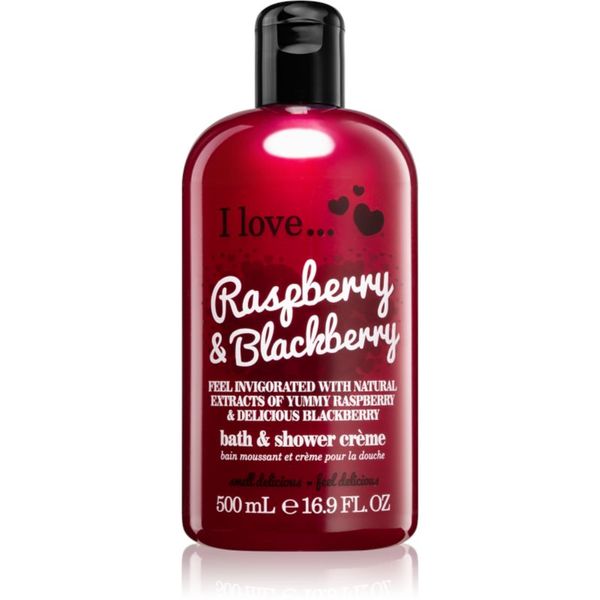 I love... I love... Raspberry & Blackberry крем за душ и вана 500 мл.