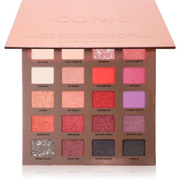 ICONIC London ICONIC London Desk To Dance палитра сенки за очи 20x1.2 гр.