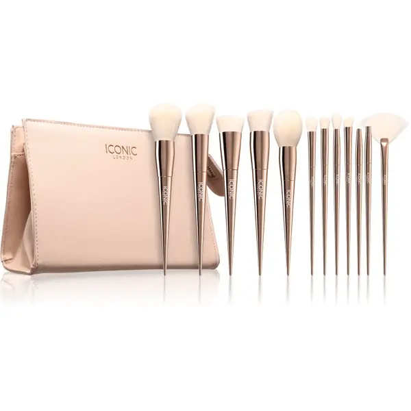 ICONIC London ICONIC London Ultimate Brush Set Комплект четки с чантичка