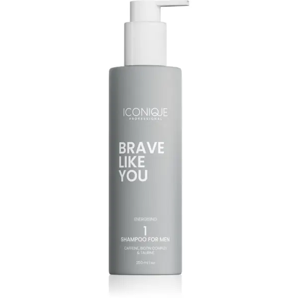 ICONIQUE Professional ICONIQUE Professional BRAVE LIKE YOU Energising Shampoo енергизиращ шампоан за мъже 250 мл.