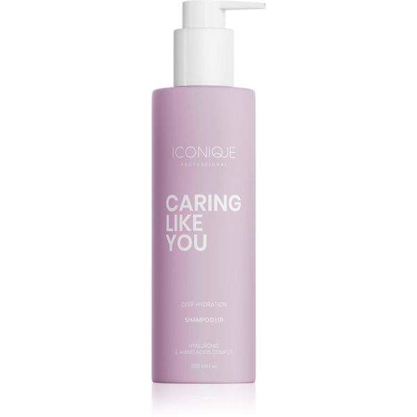 ICONIQUE Professional ICONIQUE Professional CARING LIKE YOU Deep Hydration Shampoo 250ml хидратиращ шампоан за суха и увредена коса 250 мл.