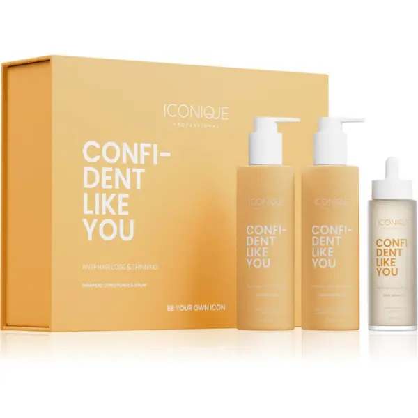 ICONIQUE Professional ICONIQUE Professional CONFIDENT LIKE YOU Anti-Hair Loss & Thinning Set комплект против косопад