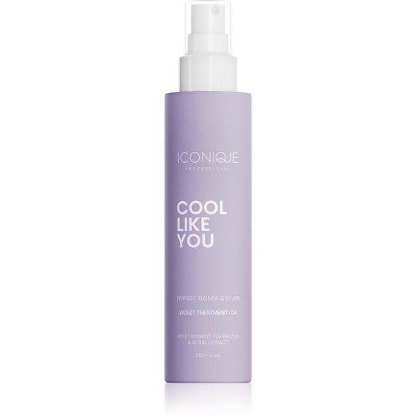 ICONIQUE Professional ICONIQUE Professional COOL LIKE YOU Perfect Blonde & Silver Violet грижа без отмиване неутрализиращ жълтеникавите оттенъци 150 мл.
