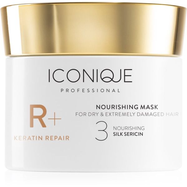 ICONIQUE Professional ICONIQUE Professional R+ Keratin repair Nourishing mask възстановяваща маска за суха и увредена коса 100 мл.